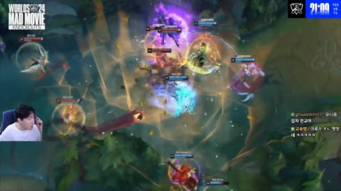 김민교. - 김민교 롤드컵 T1 vs TES 8강 보여주자 T1 #Worlds2024