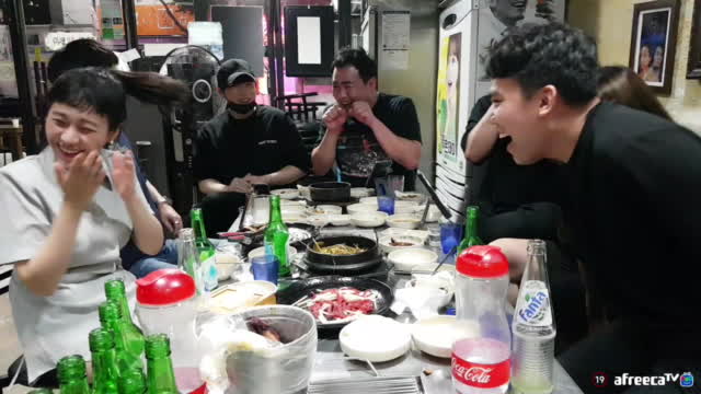 케이x미래x핫세x보성x인호x지코x최군 베비기념 뒷풀이