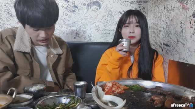 6년된매니저 처음으로 밥먹이기 곱창먹방